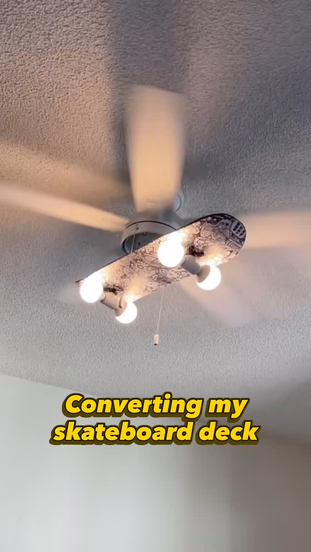 You got boards laying around? Convert one of them into a lamp !