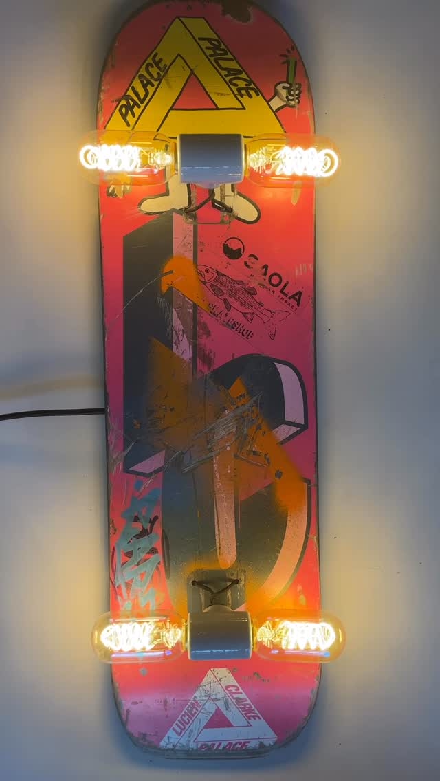 #palace skateboard converted